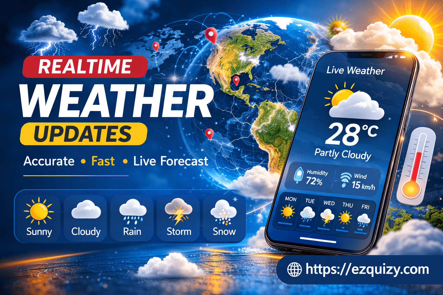 🌤 Real-Time Weather Forecast